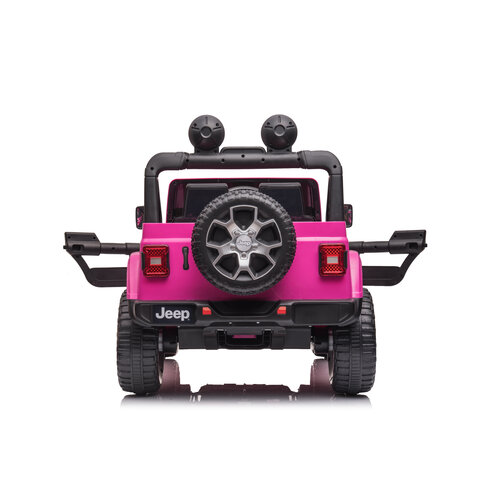 Jeep kinderauto Jeep Wrangler Rubicon Kinder-Elektroauto 12V Rosa