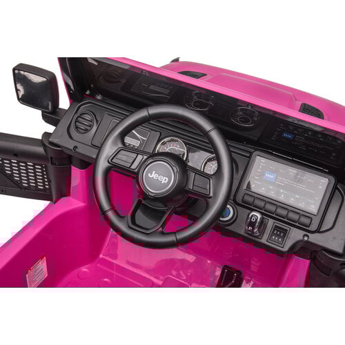 Jeep kinderauto Jeep Wrangler Rubicon Kinder-Elektroauto 12V Rosa