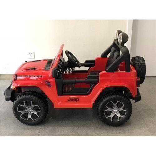 Jeep kinderauto Jeep Wrangler Rubicon Kinder-Elektroauto 12V Rot