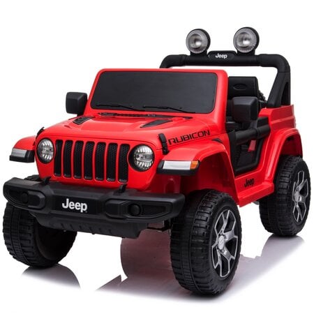 Jeep kinderauto Jeep Wrangler Rubicon Kinder-Elektroauto 12V Rot