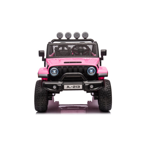 FINOOS Jeep  Kinder-Elektroauto  2-Sitzer 12V Rosa