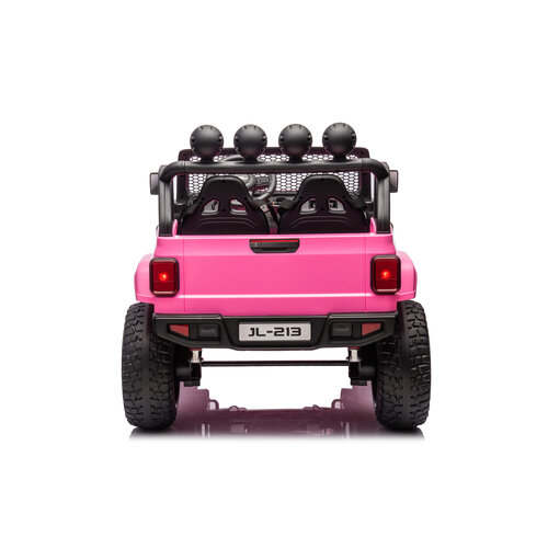 FINOOS Jeep  Kinder-Elektroauto  2-Sitzer 12V Rosa