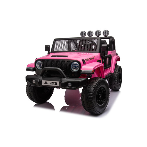 FINOOS Jeep  Kinder-Elektroauto  2-Sitzer 12V Rosa