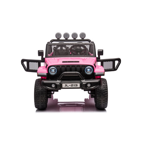 FINOOS Jeep  Kinder-Elektroauto  2-Sitzer 12V Rosa