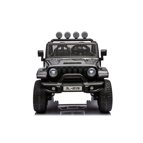 FINOOS Jeep  Kinder-Elektroauto  2-Sitzer 12V Grau