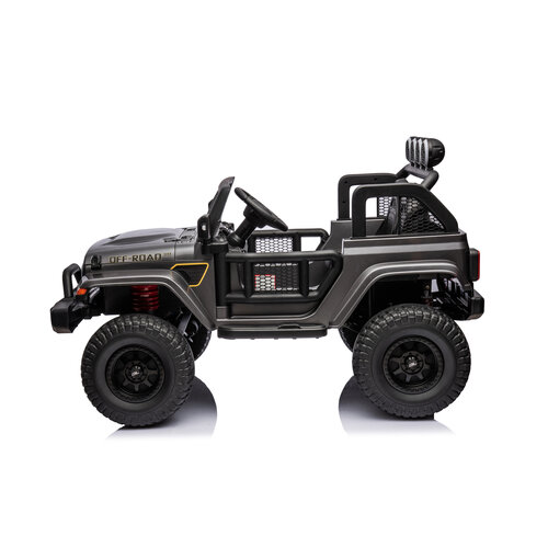 FINOOS Jeep  Kinder-Elektroauto  2-Sitzer 12V Grau