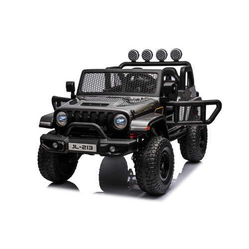 FINOOS Jeep  Kinder-Elektroauto  2-Sitzer 12V Grau