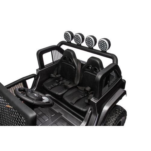 FINOOS Jeep  Kinder-Elektroauto  2-Sitzer 12V Grau