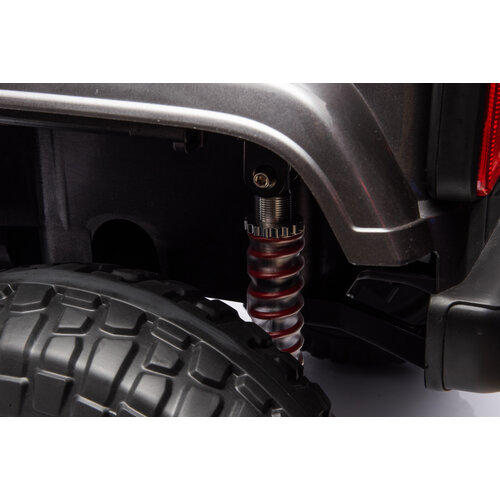 FINOOS Jeep  Kinder-Elektroauto  2-Sitzer 12V Grau