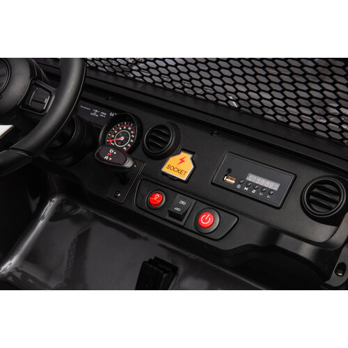 FINOOS Jeep  Kinder-Elektroauto  2-Sitzer 12V Grau