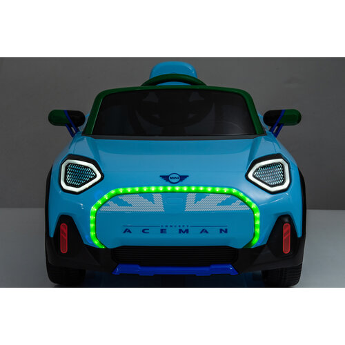 Mini Aceman Kinder-Elektroauto 12V Blau