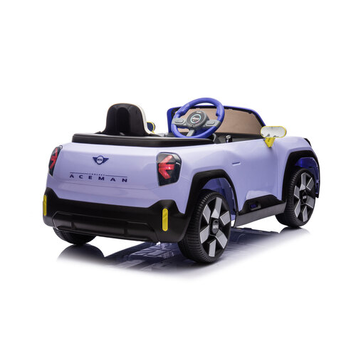 Mini Aceman Kinder-Elektroauto 12V Lila