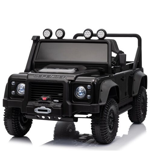 Land Rover Kinderauto Land Rover Defender110 SVX Oldtimer 12V Schwarz