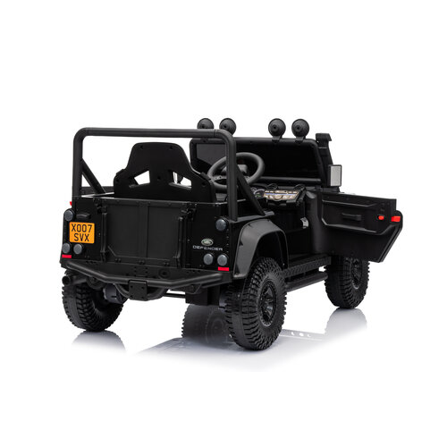 Land Rover Kinderauto Land Rover Defender110 SVX Oldtimer 12V Schwarz