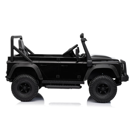 Land Rover Kinderauto Land Rover Defender110 SVX Oldtimer 12V Schwarz