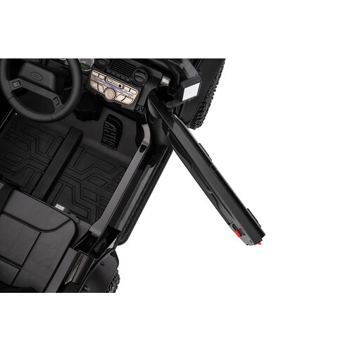 Land Rover Kinderauto Land Rover Defender110 SVX Oldtimer 12V Schwarz