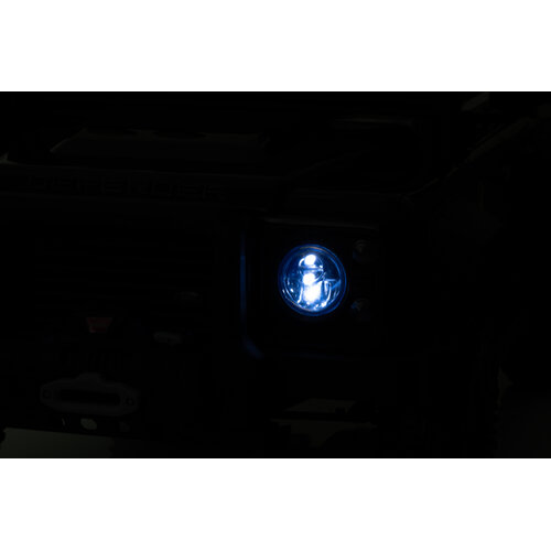 Land Rover Kinderauto Land Rover Defender110 SVX Oldtimer 12V Schwarz