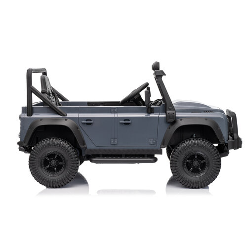 Land Rover Kinderauto Land Rover Defender110 SVX Oldtimer 12V Grau