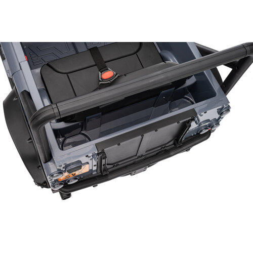 Land Rover Kinderauto Land Rover Defender110 SVX Oldtimer 12V Grau