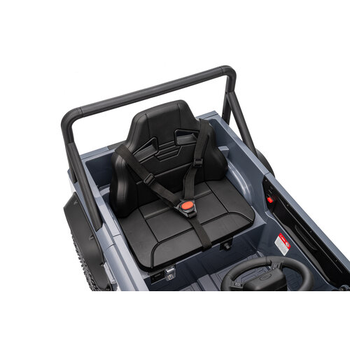 Land Rover Kinderauto Land Rover Defender110 SVX Oldtimer 12V Grau