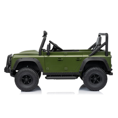 Land Rover Kinderauto Land Rover Defender110 SVX Oldtimer 12V Grün