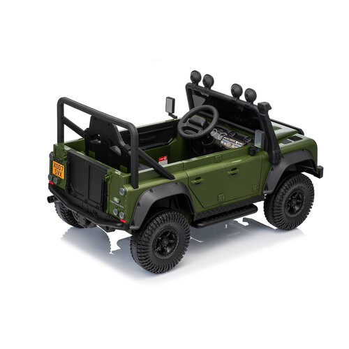 Land Rover Kinderauto Land Rover Defender110 SVX Oldtimer 12V Grün