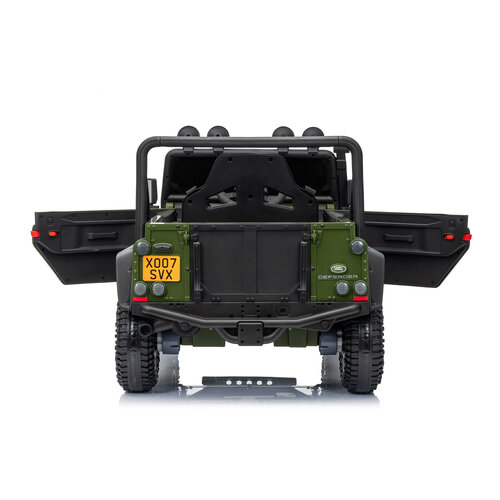 Land Rover Kinderauto Land Rover Defender110 SVX Oldtimer 12V Grün