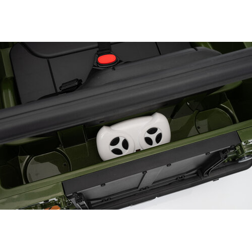 Land Rover Kinderauto Land Rover Defender110 SVX Oldtimer 12V Grün