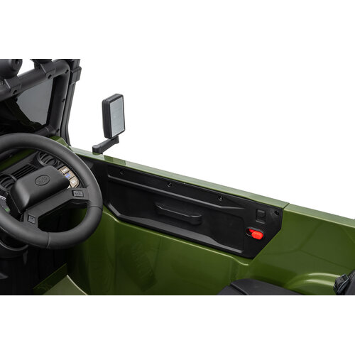 Land Rover Kinderauto Land Rover Defender110 SVX Oldtimer 12V Grün