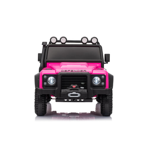 Land Rover Kinderauto Land Rover Defender110 SVX Oldtimer 12V Rosa