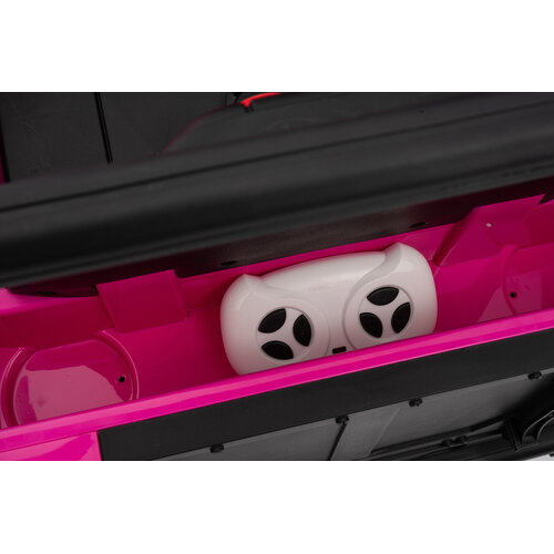 Land Rover Kinderauto Land Rover Defender110 SVX Oldtimer 12V Rosa