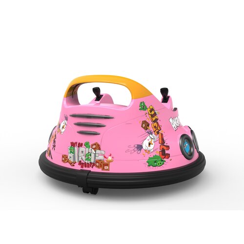 Bumper Car Angry Birds 6V Kinder-Elektroauto Rosa Bumper Car Angry Birds 6V Kinder-Elektroauto Rosa