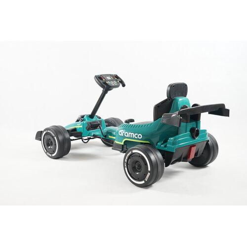 Aston Martin Kinderauto Go-Kart Aston Martin Dreamkart, Tretauto Schwarz Aston Martin Kinderauto Go-Kart Aston Martin Dreamkart, Tretauto Schwarz