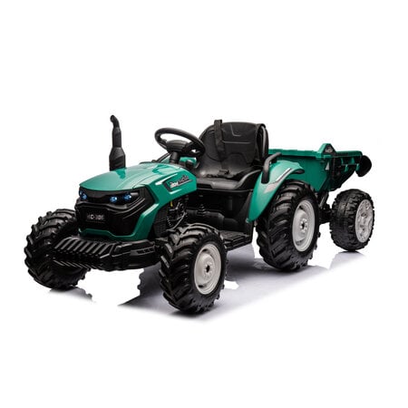 Elektro-Kindertraktor - XL - Anhänger 24V Grün