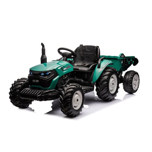 Elektro-Kindertraktor - XL - Anhänger 24V Grün Elektro-Kindertraktor - XL - Anhänger 24V Grün