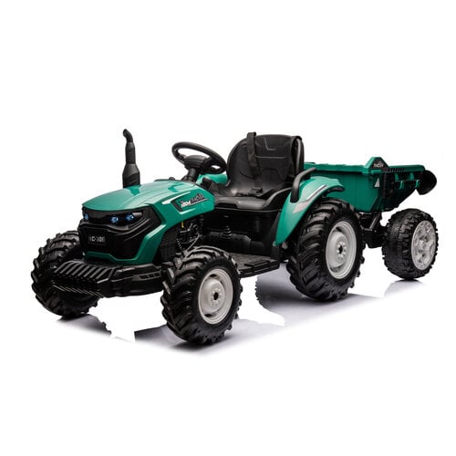 Elektro-Kindertraktor - XL - Anhänger 24V Grün Elektro-Kindertraktor - XL - Anhänger 24V Grün