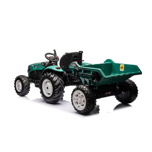 Elektro-Kindertraktor - XL - Anhänger 24V Grün Elektro-Kindertraktor - XL - Anhänger 24V Grün
