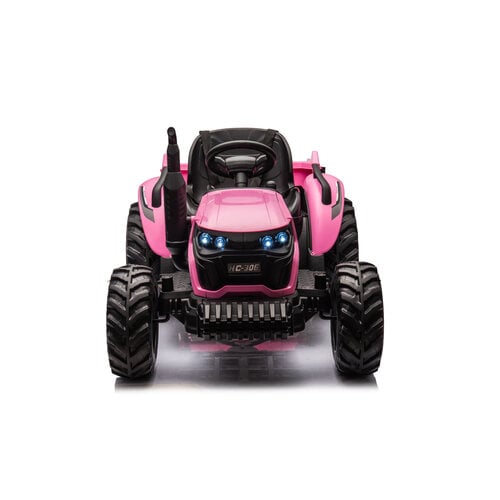 FINOOS Elektro-Kindertraktor - XL - Anhänger 24V Rosa