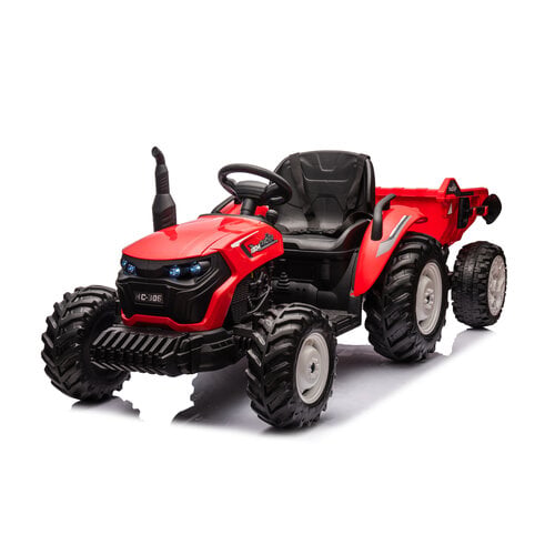 FINOOS Elektro-Kindertraktor - XL - Anhänger 24V Rot