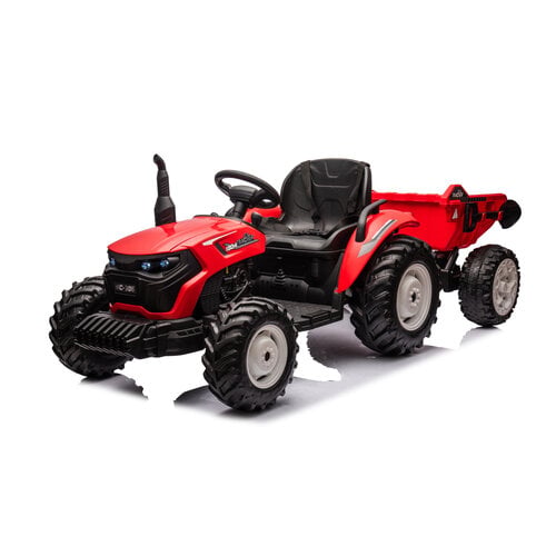 FINOOS Elektro-Kindertraktor - XL - Anhänger 24V Rot