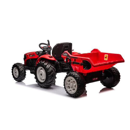 FINOOS Elektro-Kindertraktor - XL - Anhänger 24V Rot