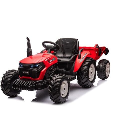 FINOOS Elektro-Kindertraktor - XL - Anhänger 24V Rot
