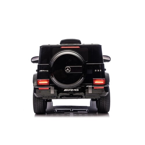 Mercedes kinderauto Mercedes G63 AMG Cabrio Kinder-Elektroauto 12V mit Gummireifen und einem Ledersitz Schwarz Mercedes kinderauto Mercedes G63 AMG Cabrio Kinder-Elektroauto 12V mit Gummireifen und einem Ledersitz Schwarz