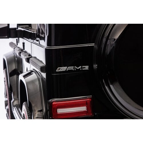 Mercedes kinderauto Mercedes G63 AMG Cabrio Kinder-Elektroauto 12V mit Gummireifen und einem Ledersitz Schwarz Mercedes kinderauto Mercedes G63 AMG Cabrio Kinder-Elektroauto 12V mit Gummireifen und einem Ledersitz Schwarz