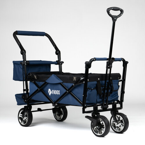 FINOOS FINOOS – Bollerwagen – Faltbarer Bollerwagen – Sonnendach – Extras – Blau FINOOS FINOOS – Bollerwagen – Faltbarer Bollerwagen – Sonnendach – Extras – Blau