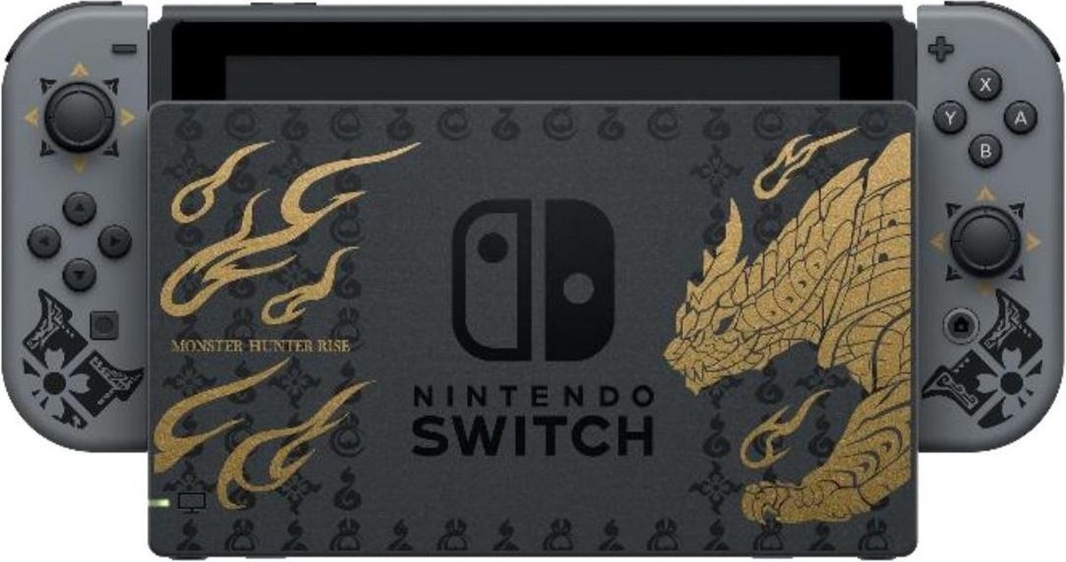Nintendo Switch Console (Monster Hunter Rise Bundle)
