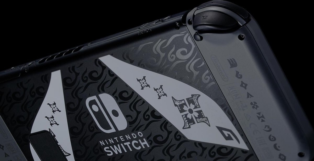 Nintendo Switch Console (Monster Hunter Rise Bundle)
