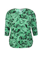 Zhenzi Shirt groen print