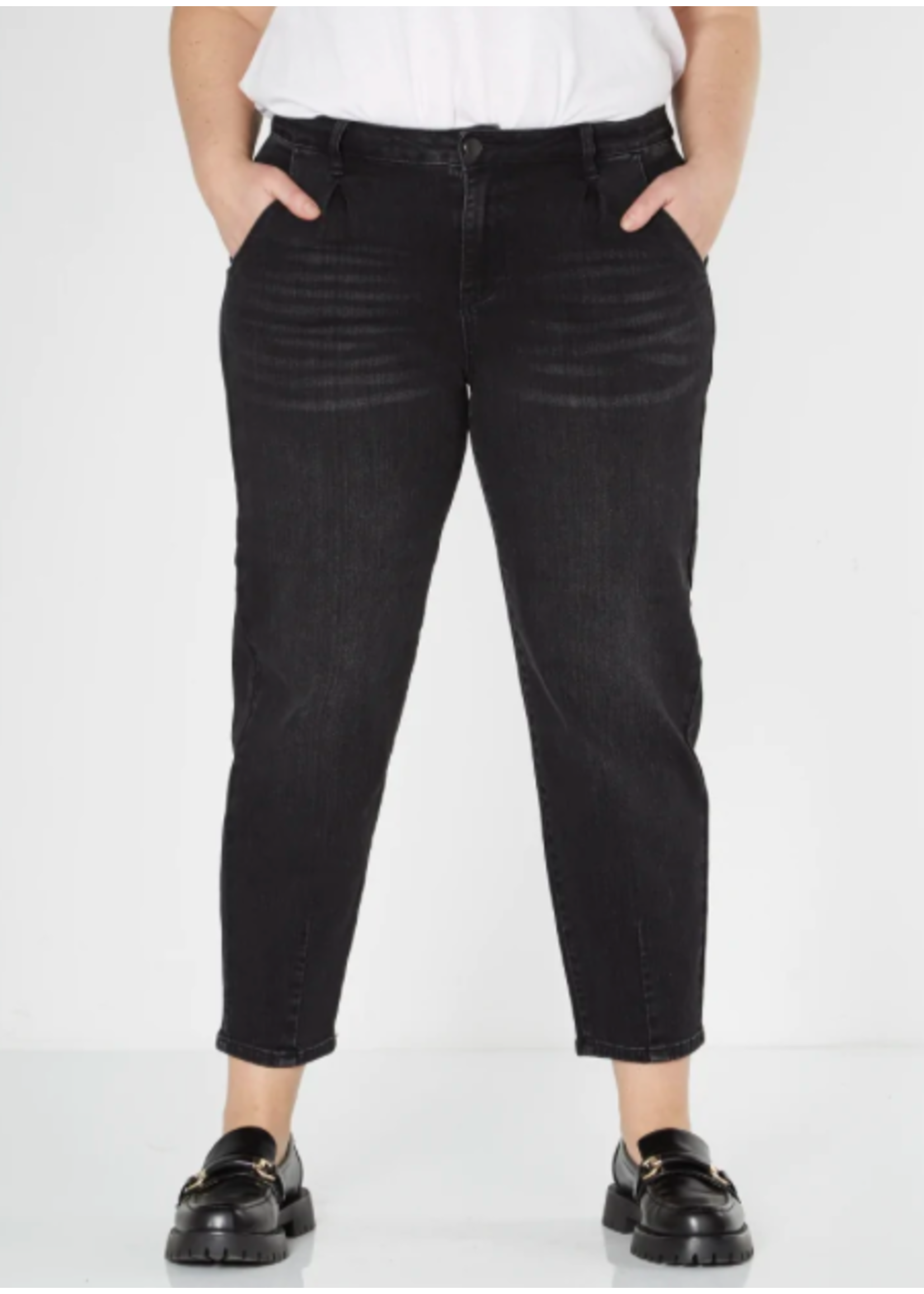 Zoey Jeans baggy zwart