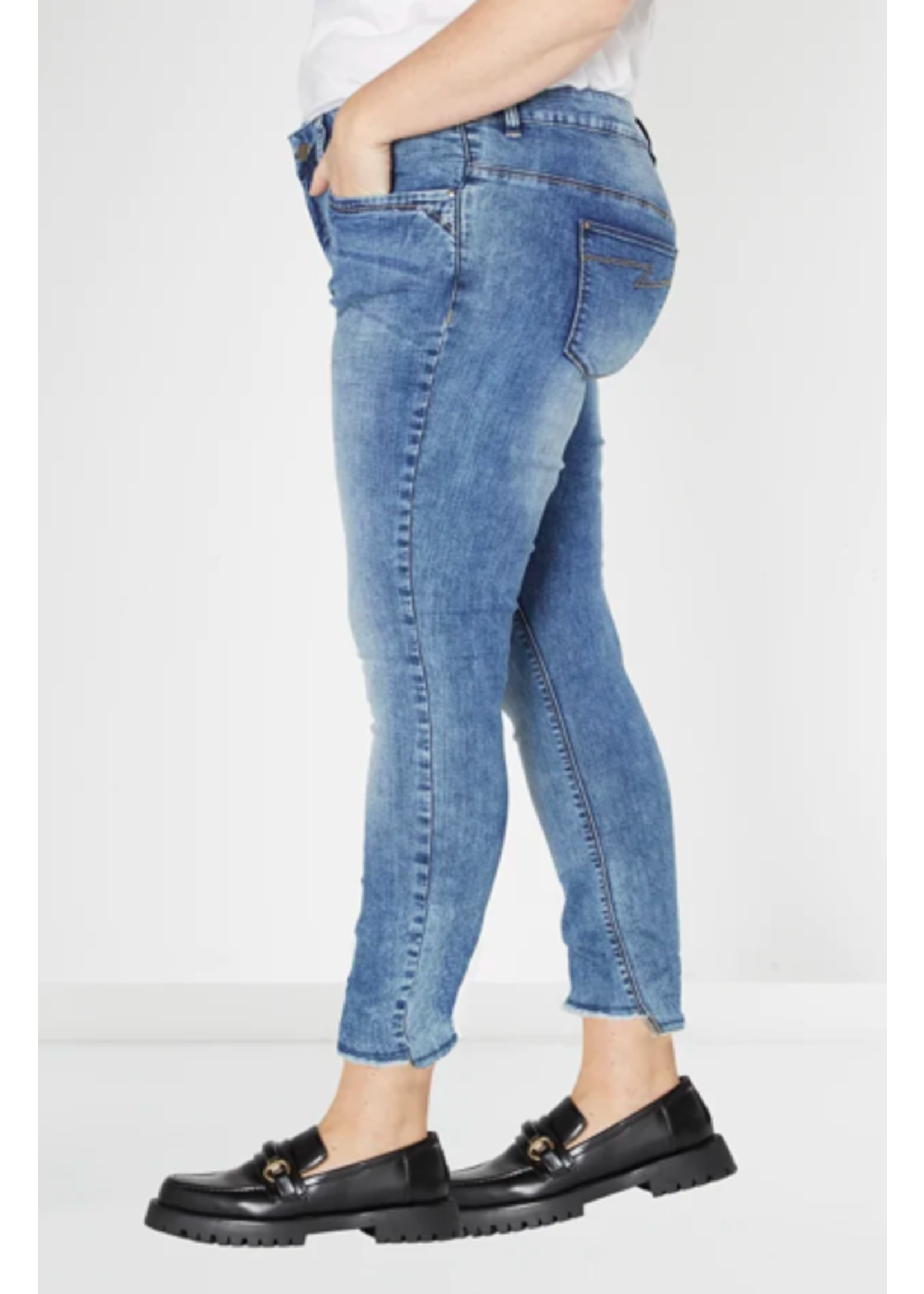 Zoey Jeans FIA smalle pijp blauw